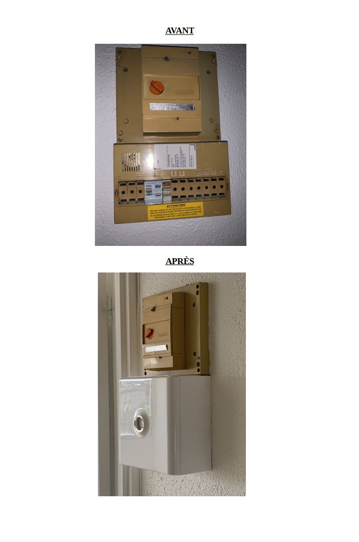 un tableau général électrique